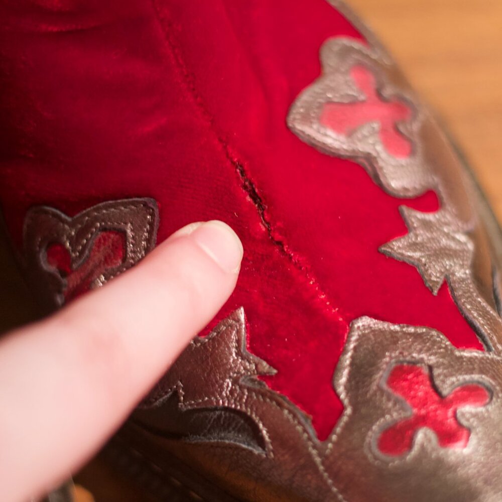 Donald Pliner Western Couture Boots Women’s 7.5 - Picture 6 of 9